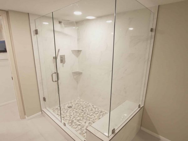 Glass shower remodele
